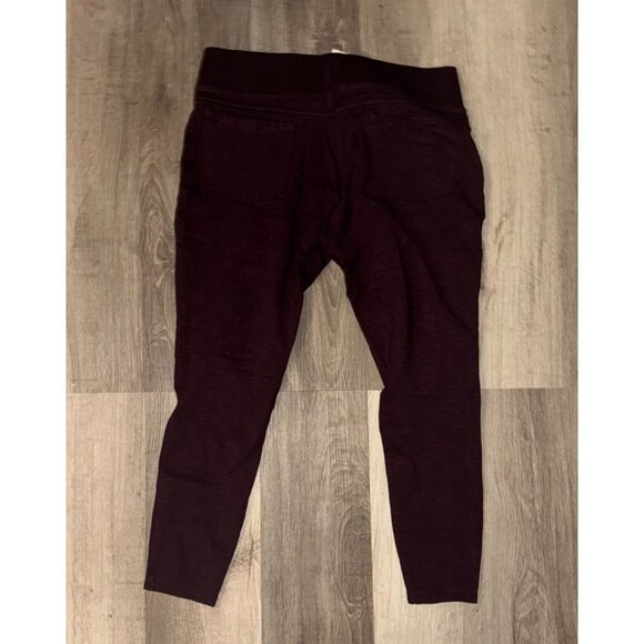Matty M Womens Burgundy Leggings Size XL - Picture 3 of 6